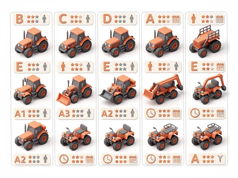 Категории прав тракториста-машиниста: полная таблица с расшифровкой 2025